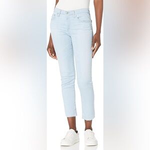 AG Adriano Goldschmied The Prima Mid Rise Cigarette Crop Leg AG-ED Denim Jean 27